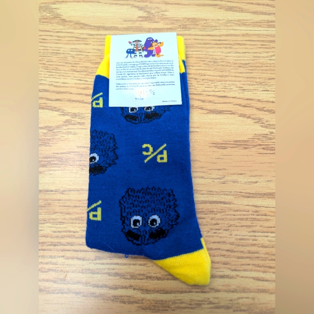 Fry Guy McHappy Day 2024 Adult Socks x P/C PC - Limited edition CANADA McDonalds